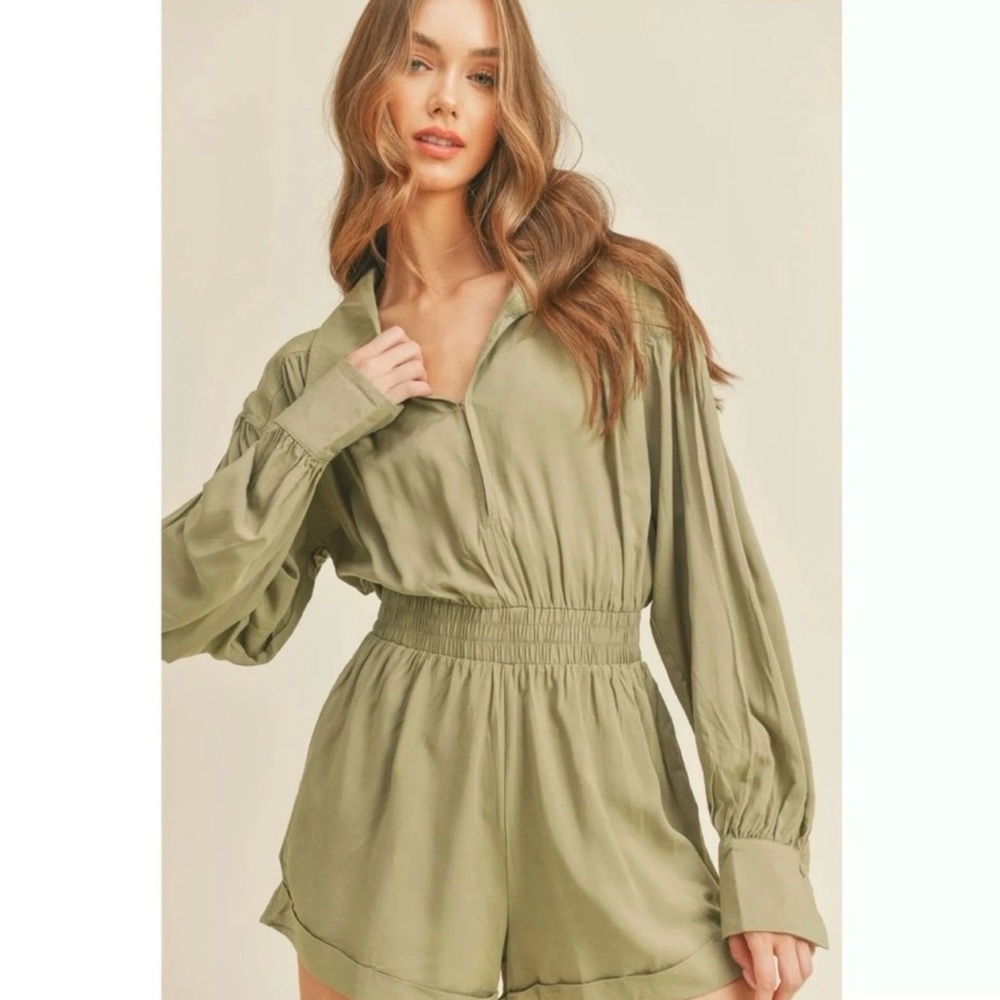MABLE | Chiara Dress Shirt Like Romper